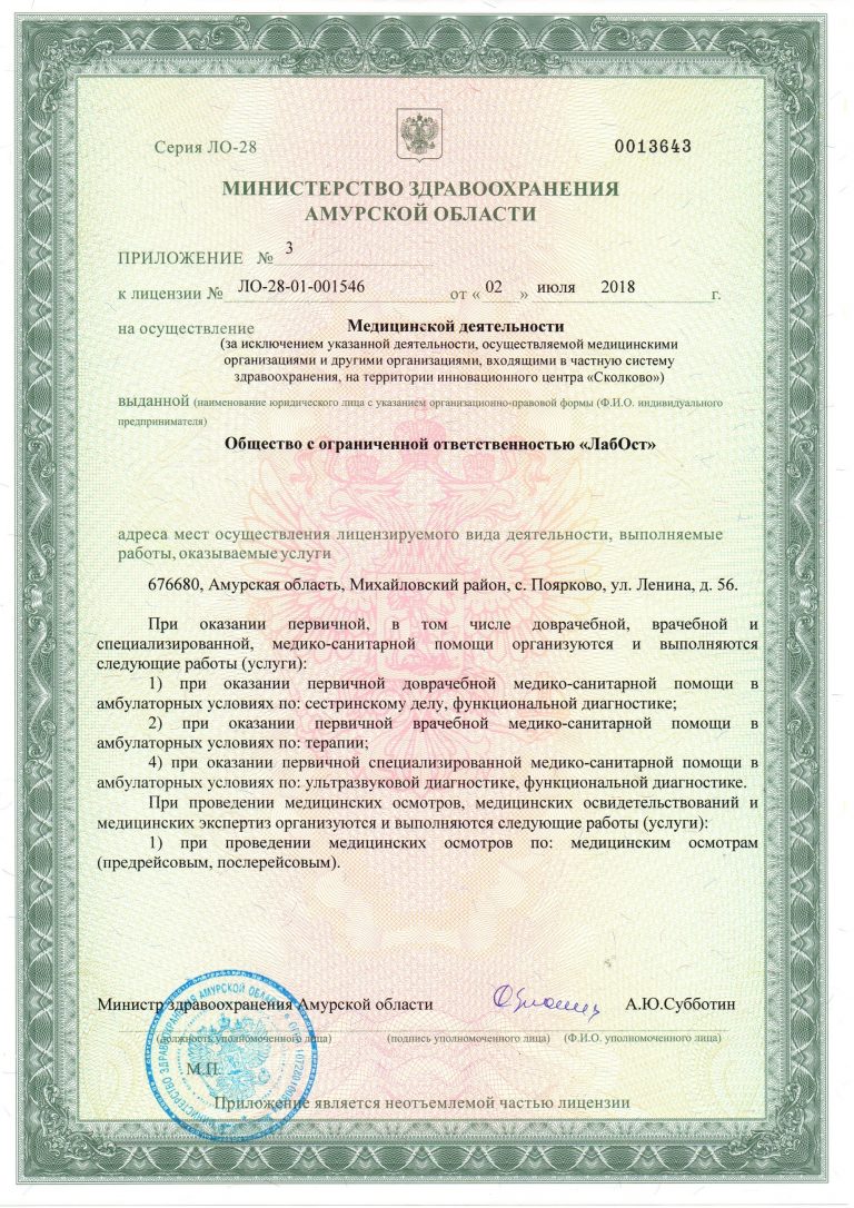 Логотип Министерства здравоохранения Амурской области на 2021.